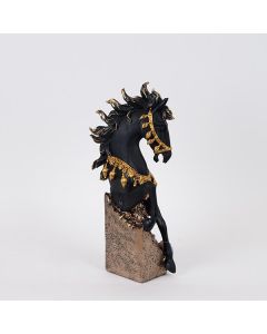 ΑΛΟΓΟ ΜΑΥΡΟ - ΧΡΥΣΟ 17x10x36cm Eurolamp 752-11632