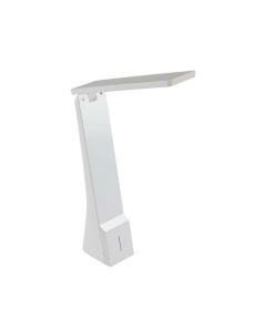 Επαναφορτιζόμενο USB Αναδιπλούμενο Φωτιστικό Γραφείου LED 170LM 3000-4000-6000K Λευκό Eglo La Seca 97044