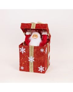 ΔΩΡΑΚΙ ΜΗΧΑΝΙΚΟ ΜΕ ΑΝΟΙΓΟΜΕΝΟ ΚΑΠΑΚΙ ΑΦΗΣ, ΜΟΥΣΙΚΗ, ΚΙΝΗΣΗ ΚΑΙ ΦΩΣ, ΚΟΚΚΙΝΟ, ΜΠΑΤΑΡΙΑΣ, 25x25cm Eurolamp 600-47437