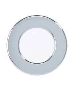 Σποτ Στρογγυλό Χωνευτό Chrome 7,5cm IP44 LED 2,7w 3000K 330lm Eglo Fueva-5 99204