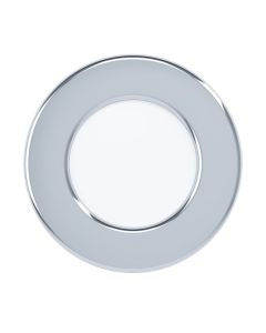 Σποτ Στρογγυλό Χωνευτό Chrome 7,5cm IP44 LED 2,7w 4000k 330lm Eglo Fueva-Z 99208