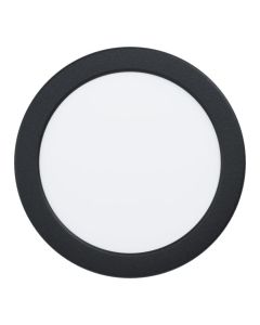 Σποτ Στρογγυλό Χωνευτό Μαύρο 15,5cm IP44 LED 10,5w 3000K 1350lm Eglo Fueva-5 99212