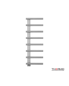 Θερμαινόμενη Πετσετοκρεμάστρα μπάνιου Inox ACCENT  138x50 Brushed ACC13850-111