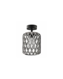 Φωτιστικό Οροφής 23xH30cm 1xE27 Τσιμεντένιο Sun Light CESTA-23C 