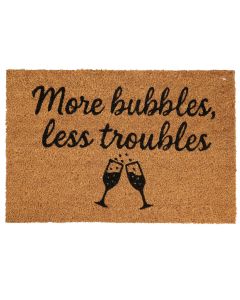 Πατάκι Εισόδου 40x60cm ''More bubbles, less troubles'' MRShome  DF-0007002