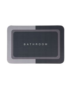Πατάκι Μπάνιου Polyester 40x60cm Γκρι MRShome DF-0022000