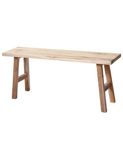 Πάγκος Teak Wood 100x25x42cm MRShome  DF-0047000