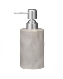 Δοχείο Κρεμοσάπουνου Stoneware 300ml 9x7.3x17.5cm Cool Grey 5U MRShome  DF-0095002
