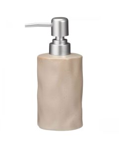 Δοχείο Κρεμοσάπουνου Stoneware 300ml 9x7.3x17.5cm Warm Grey 2U MRShome  DF-0095003