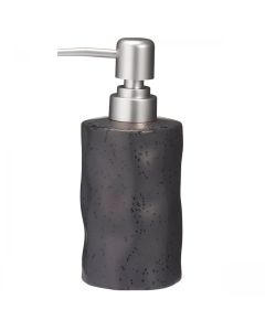 Δοχείο Κρεμοσάπουνου Stoneware 300ml 9x7.3x17.5cm Black 6U MRShome  DF-0095004