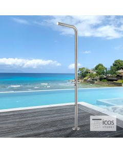 Στήλη Ντουζιέρας εξωτερικού χώρου με μίκτη DONAMIX, ICOS Inox AISI316 DONAMIX