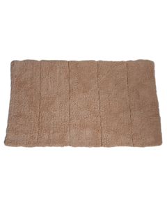 Πατάκι Μπάνιου Μπεζ από 100% Βαμβάκι 50x80cm MRShome DS-3992001