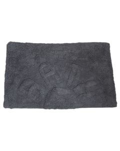 Πατάκι Μπάνιου ''BATH'' από 100% Βαμβάκι 50x80cm Γκρι MRShome DS-3993002