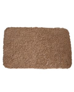 Πατάκι Μπάνιου από 100% Βαμβάκι 50x80cm Μπεζ MRShome DS-3995001