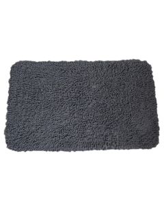 Πατάκι Μπάνιου από 100% Βαμβάκι 50x80cm Γκρι MRShome DS-3995002