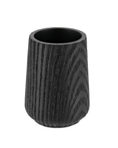 Ποτήρι Οδοντόβουρτσας Polyresin Μαύρο MRShome  DS-4662L04