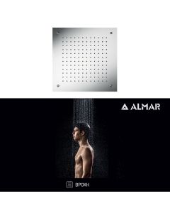 Κεφαλή Ντουζ Εντοιχισμού Οροφής Temptation 38x38, Almar Inox Chrome E044228-100