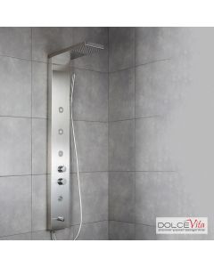 Στήλη Ντουζ ELITE 5 εξοδων με μίκτη Inox ELITE-110