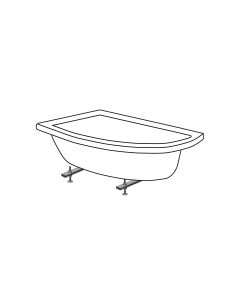 Σετ Στήριξης  Μπανιέρας 160*90cm Sirene FTS-CO