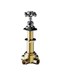 Horus Julia Victoria Julia Victoria Classic Collection - 4 Ways Deck Mounted Diverter, 2 Inlets / 2 Outlets - Matt Nickel 01.476-NM