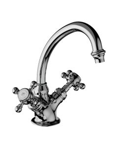 Horus Éloise Classic Collection - Monobloc Basin Mixer - Polished Nickel 02.208-NB