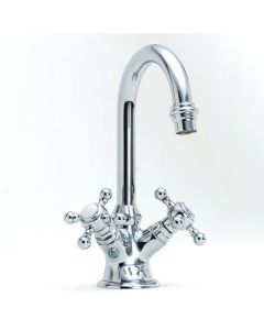 Horus Lave-mains Classique Classic Collection - Mini Mono Mixer Deck Mounted - Matt Nickel 02.662-NM