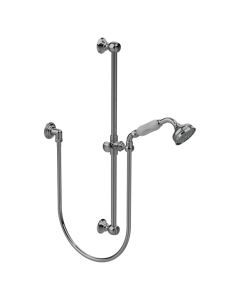 Horus Anthea Classic Collection - Wall Shower Set with Rail, Flexible Hose and Handspray - Chrome 06.532-CH