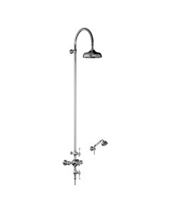 Horus Montmartre Classic Collection - Complete Thermostatic Wall Shower Mixer - Matt Nickel 07.744-NM