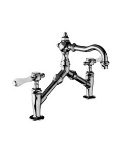 Horus Julia Victoria Julia Victoria Classic Collection - 2 Hole Basin Mixer - No Waste - Matt Nickel 19.227-NM
