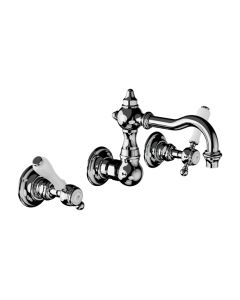 Horus Julia Victoria Julia Victoria Classic Collection - Concealed 3 Hole Basin Set with Waste, No Plug - Matt Nickel 19.262-NM