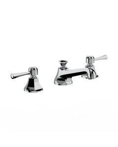 Horus Ascott Classic Collection - 3 Hole Basin Set Small Spout with Pop-up Waste, Flexible Hoses - Chrome 35.260-CH