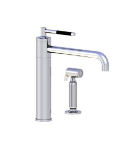 Horus Minoé Contemporary Collection - Single Lever Kitchen Mixer, Swivel Spout / No Waste - Matt Nickel 37.723-NM