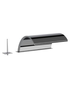 Horus Nouvelle Vague “part of Contemporary Collection - Deck Mounted Bath Mixer 3 Hole - Satin Brass 40.760-LS