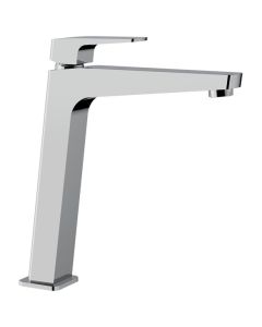 Horus Echo Equinox316 Collection - Single Lever Basin Mixer Extended Version with up and down Drain - Matt Black 43.799.E2-NO