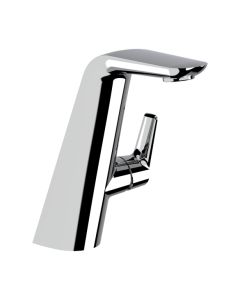 Horus Naja Contemporary Collection - Single Lever Basin Mixer with up and down Drain - Chrome 48.709-CH