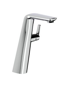 Horus Naja Contemporary Collection - Single Lever Basin Mixer Extended - Satin Brass 48.719-LS