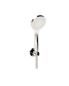 Horus Canopée Contemporary Collection - Shower Rail with Brass Handshower on Sliding Part and Flexible Hose - Matt Black 60.582-NO