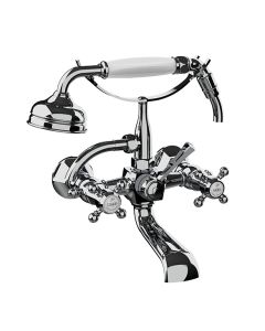 Horus Ascott Classic Collection - Wall Bath/ Shower Mixer Complete - Matt Nickel 62.414-NM