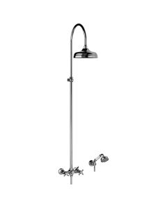 Horus Ascott Classic Collection - Complete Wall Shower Mixer - Polished Nickel 62.544-NB