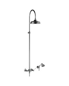 Horus Ascott Classic Collection - Complete Wall Shower Mixer - Matt Nickel 65.544-NM