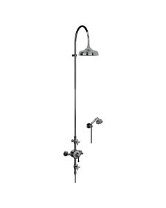 Horus Ascott Classic Collection - Complete Thermostatic Wall Shower with Ceramic Dial - Polished Nickel 65.745-NB