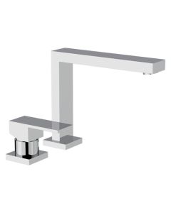 Horus Philae Equinox316 Collection - 2 Hole Basin Mixer - Satin Brass 80.707.E2-LS