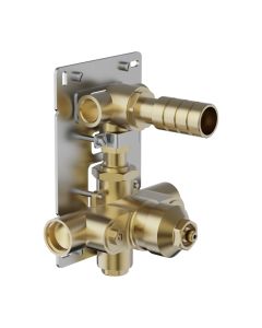 Horus Ascott Classic Collection - Concealed Thermostatic Mixing Valve with 1 Control / Diverter - Private: Technical Basic Raw Materials 92.593-BT