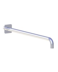 Horus Naja Contemporary Collection - Wall Arm L. 480 Mm + Square Design Flange - Chrome 92.966-CH