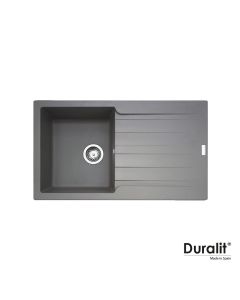 Νεροχύτης Κουζίνας Συνθετικός 86x50 Duralit Concrete  KS100-450