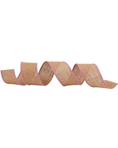 Ρόζ Χριστουγεννιάτικη Κορδέλα 8,50 Μέτρων (9 Yards) Lianos 155046