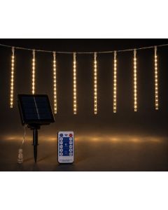 192Led Επεκτεινόμενη Κουρτίνα Με 8 Tube Με Ηλιακό Πάνελ Προγραμμάτων ,Χρονοδιακόπτη Και Ντίμερ ,230 x 30(h)cm Lianos 223978