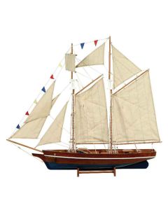Ξύλινο Παραδοσιακό Καράβι 50 x 9 , 5 x 45 (H) cm Lianos 31096