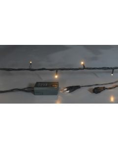 180L GS Λαμπάκια Με Επέκταση Και Πρόγραμμα  ,Πράσινο Καλώδιο/Θερμό Λαμπάκι , 18 Μέτρα Lianos 60080