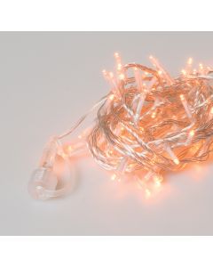 300Led Λαμπάκια Με Επέκταση,Πρόγραμμα Και Μετασχηματιστή Ip44 ,Διάφανο Καλώδιο/Πορτοκαλί Λαμπάκι ,15 Μέτρα (5cm Απόσταση) Lianos 62322